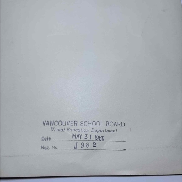Vancouver School Board Historical Photo 1960 Visual Education Department - Picture 4 of 5